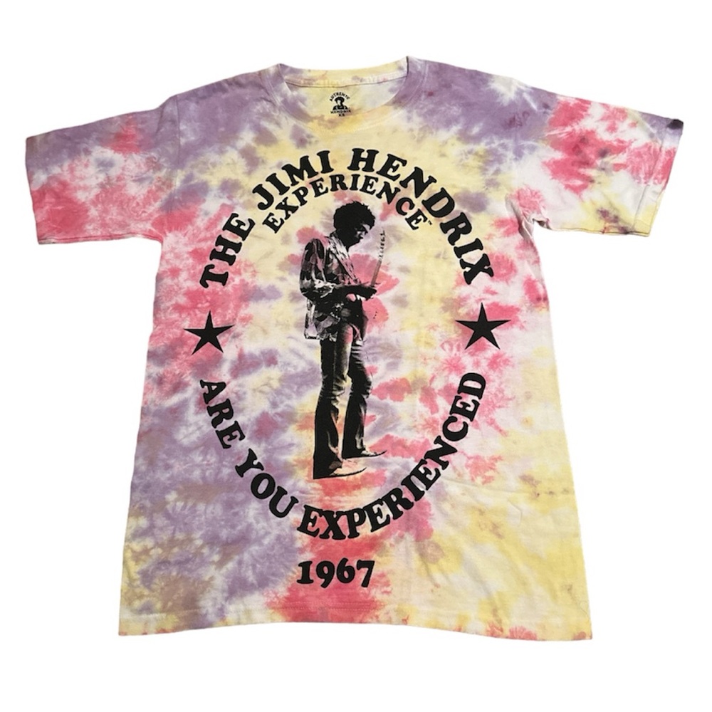 🌺 “Authentic Hendrix” The Jimi Hendrix Experience Women’s XS Pink Yellow Sz XS